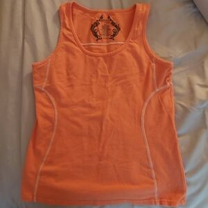 Danskin Now Orange Tank Lg